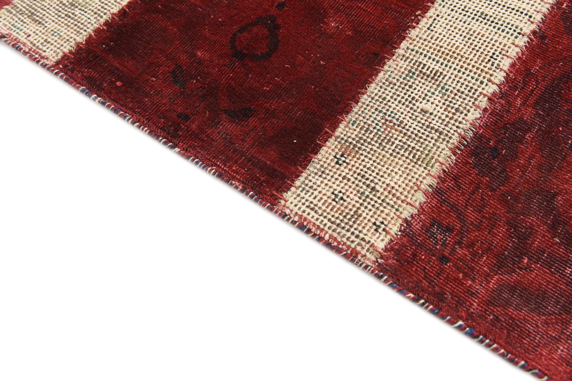 5' 7 x 8' Hand Knotted Ultra Vintage Persian Wool Rug