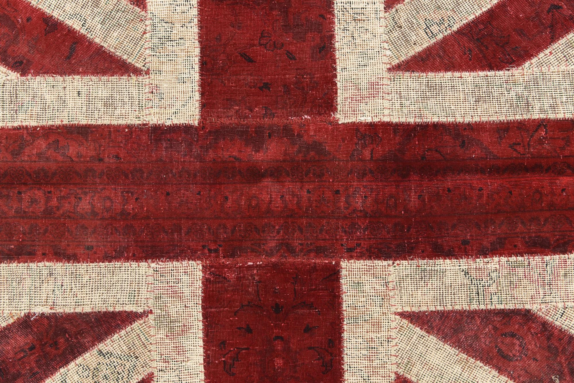 5' 7 x 8' Hand Knotted Ultra Vintage Persian Wool Rug