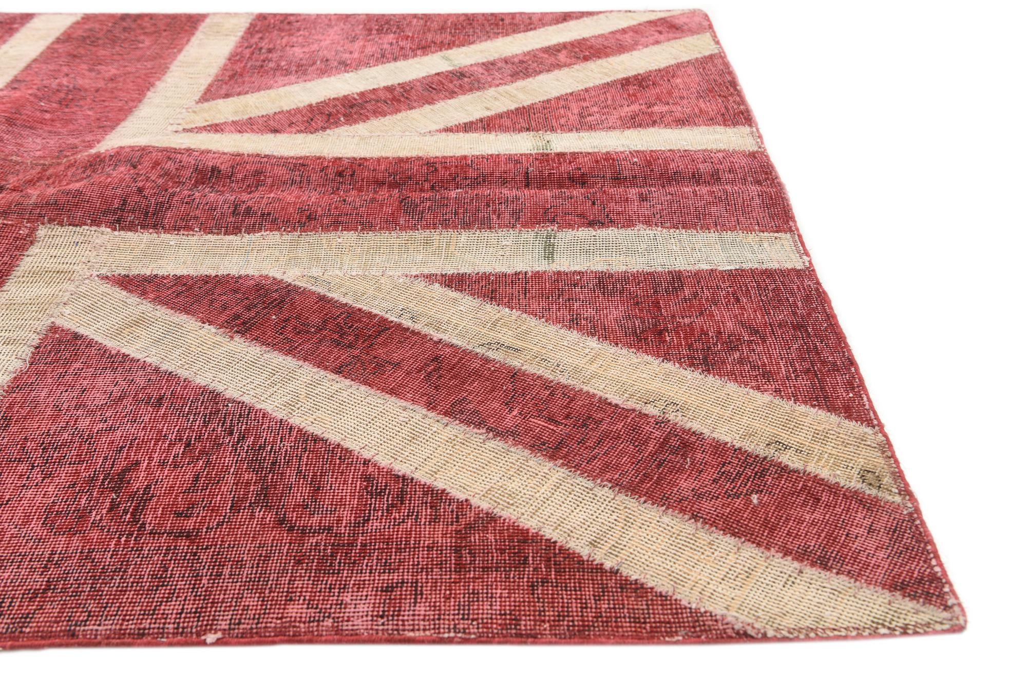 4' x 5' 10 Hand Knotted Ultra Vintage Persian Wool Rug