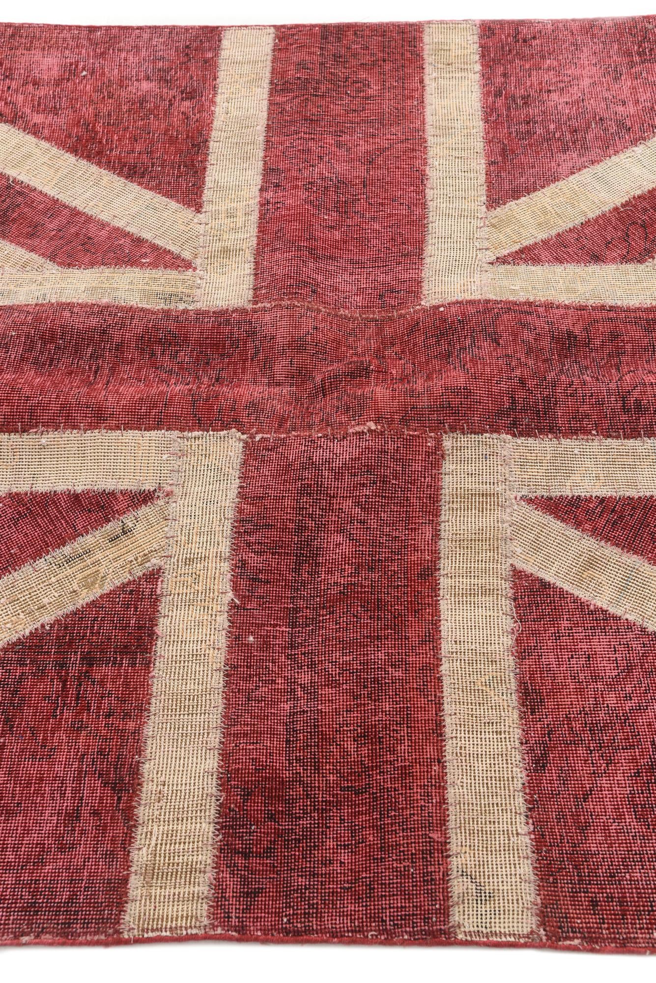 4' x 5' 10 Hand Knotted Ultra Vintage Persian Wool Rug