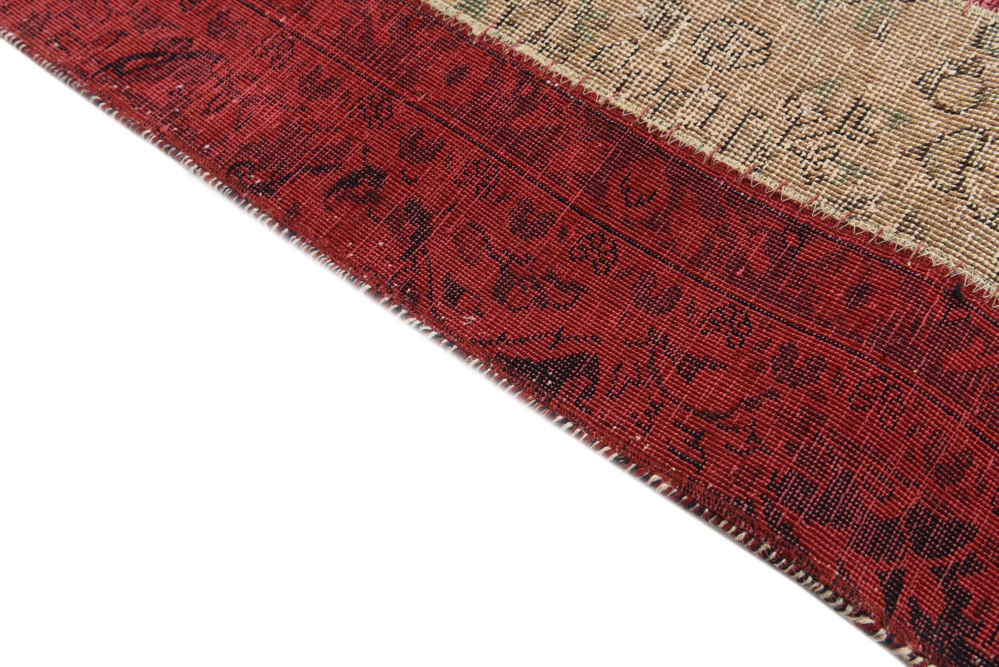 8' 1 x 10' Hand Knotted Ultra Vintage Persian Wool Rug