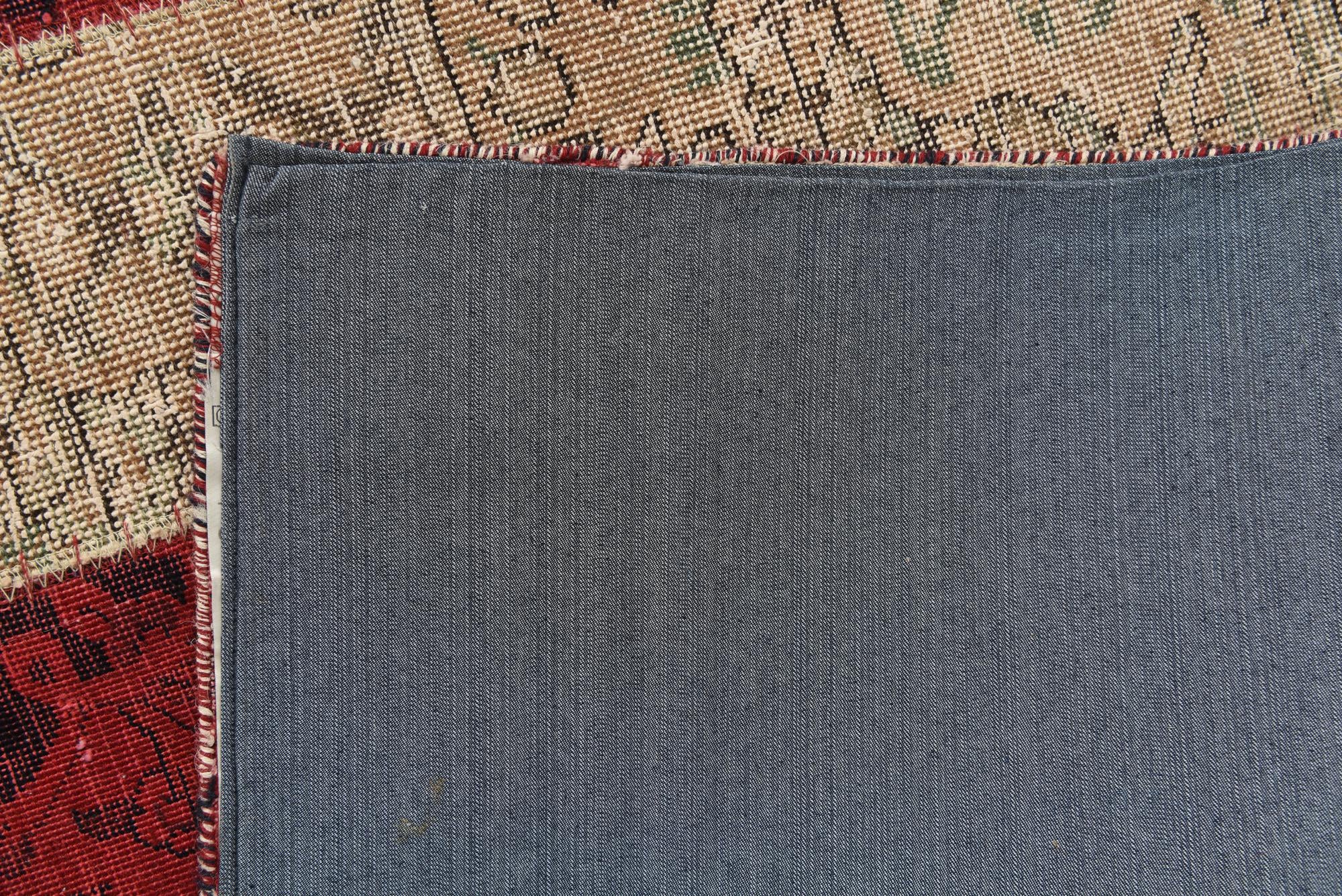 8' 1 x 10' Hand Knotted Ultra Vintage Persian Wool Rug