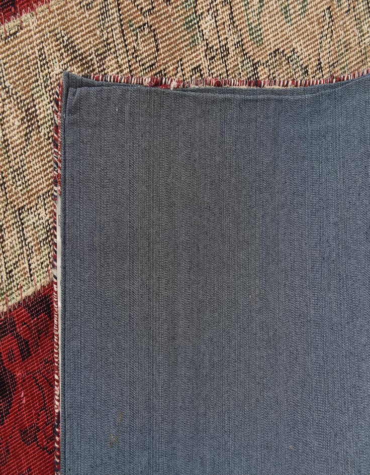 Detail image of 8' 1 x 10'  Hand Knotted Ultra Vintage Persian Wool Rug