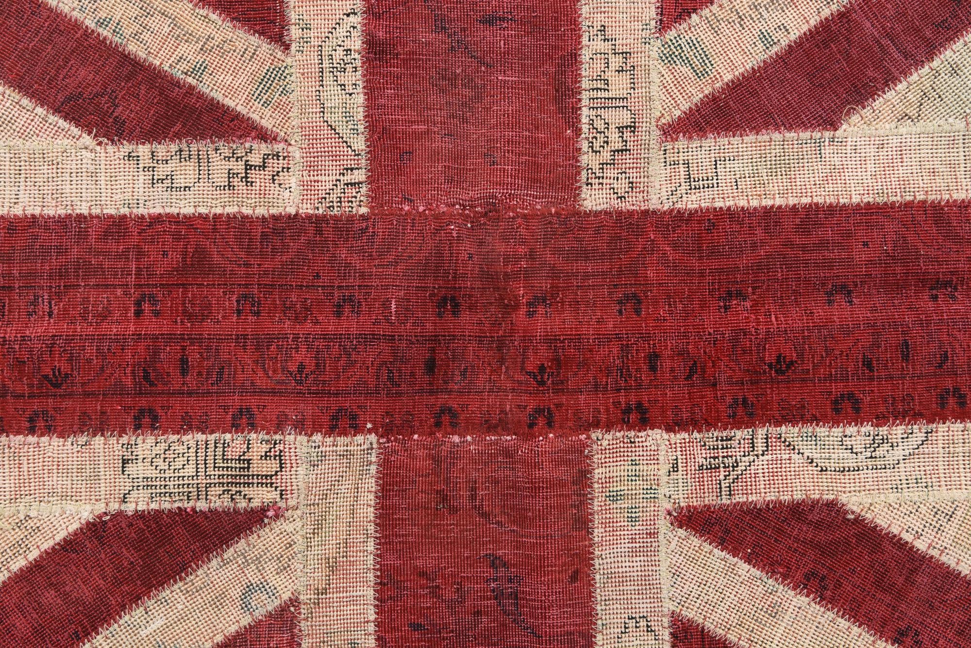 4' 7 x 6' 5 Hand Knotted Ultra Vintage Persian Wool Rug