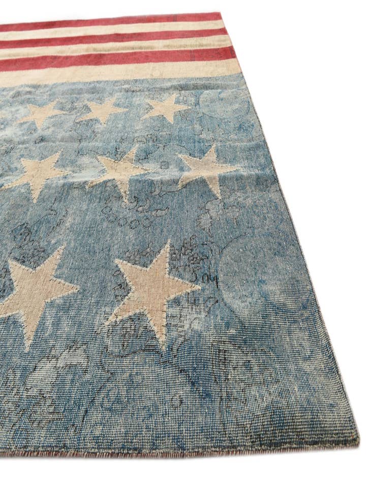 Detail image of 10' x 14' 1 Hand Knotted Ultra Vintage Persian Wool Rug