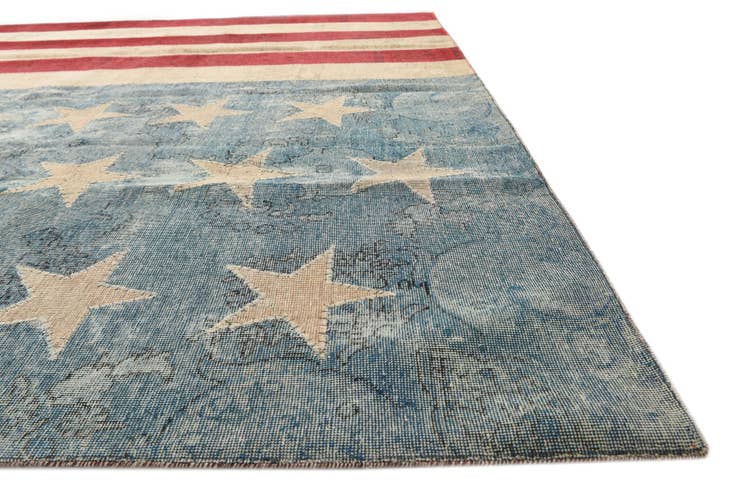 Detail image of 10' x 14' 1 Hand Knotted Ultra Vintage Persian Wool Rug