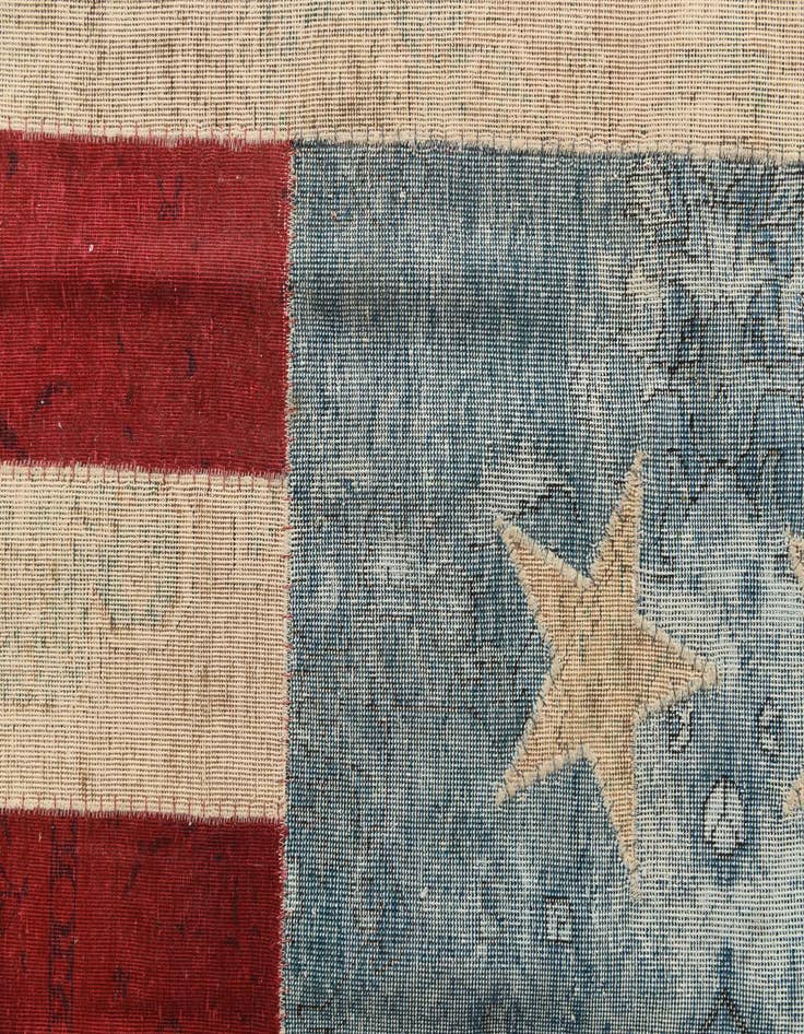 Detail image of 10' x 14' 1 Hand Knotted Ultra Vintage Persian Wool Rug