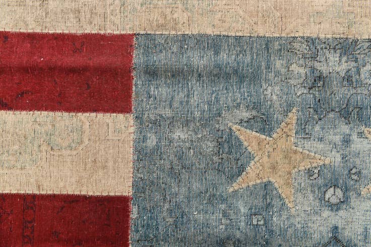 Detail image of 10' x 14' 1 Hand Knotted Ultra Vintage Persian Wool Rug