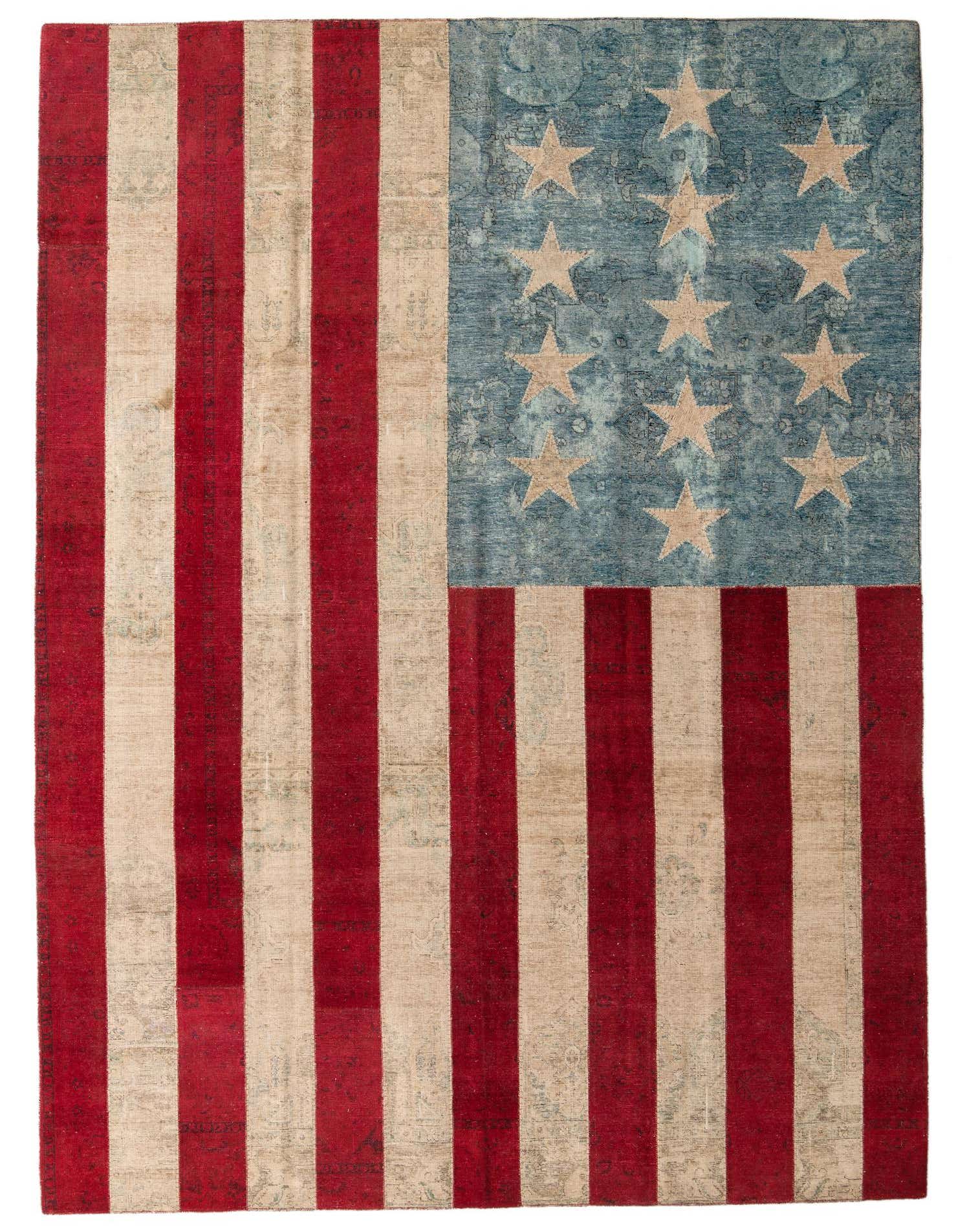 Primary image 10' x 14' 1  Hand Knotted Ultra Vintage Persian Wool Rug