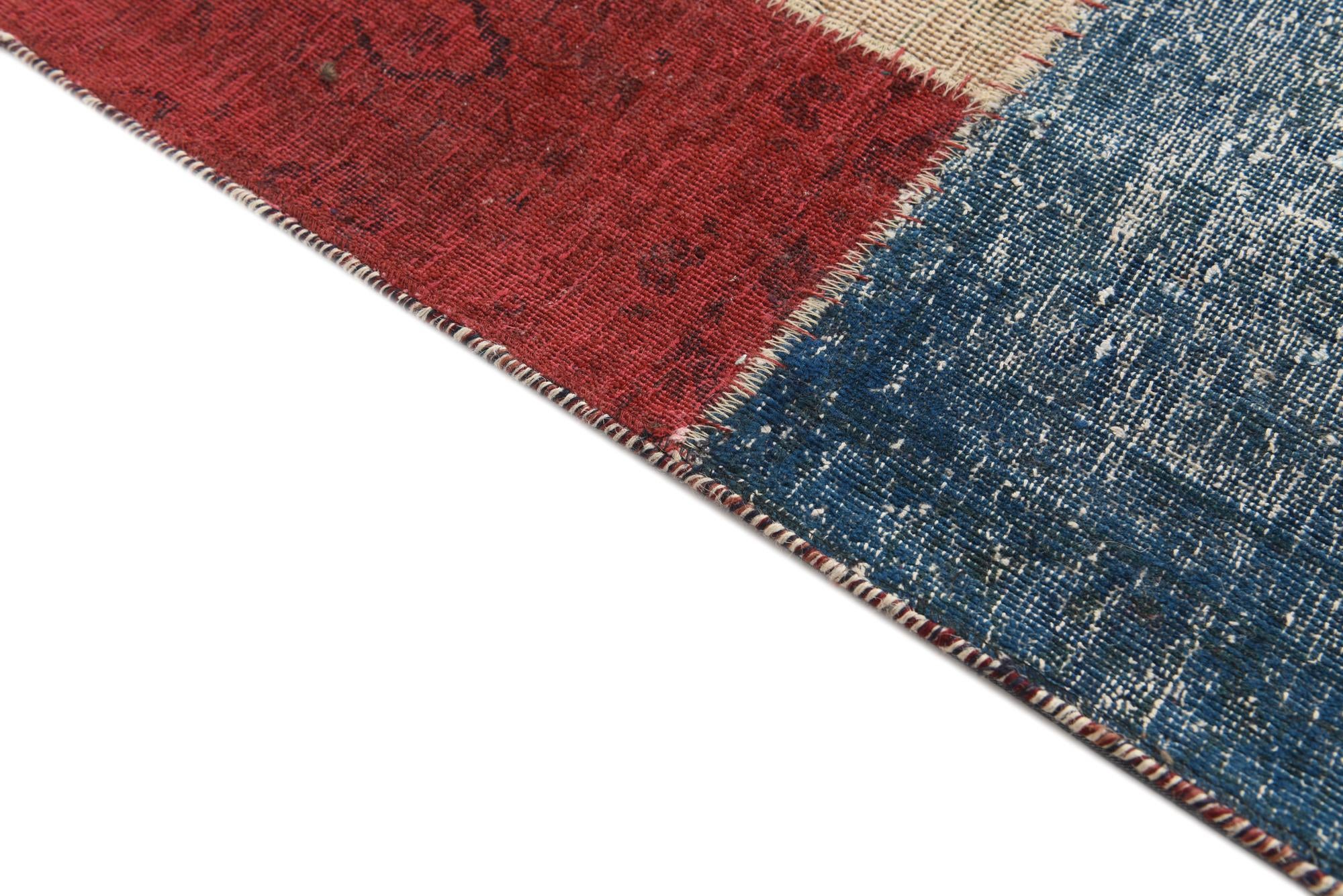9' x 12' Hand Knotted Ultra Vintage Persian Wool Rug
