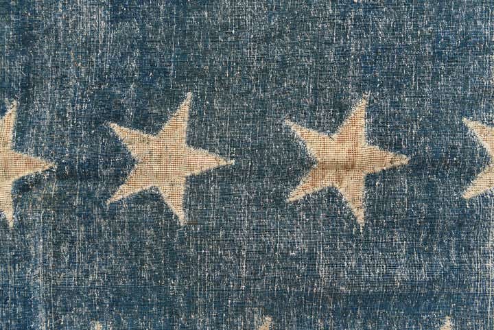 9' x 12' Hand Knotted Ultra Vintage Persian Wool Rug