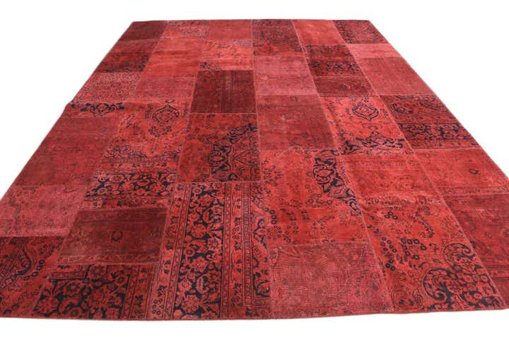 10' x 13' 1 Hand Knotted Ultra Vintage Persian Wool Rug