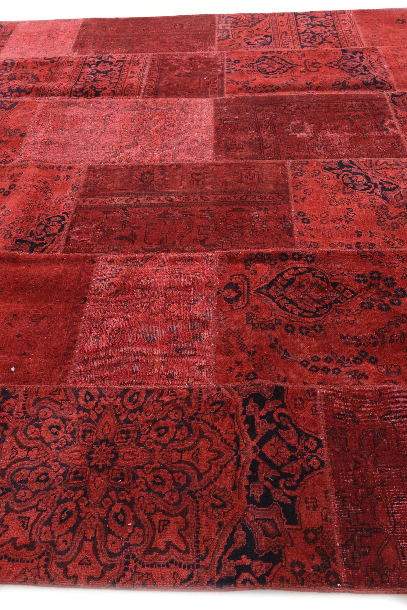 10' x 13' 1 Hand Knotted Ultra Vintage Persian Wool Rug
