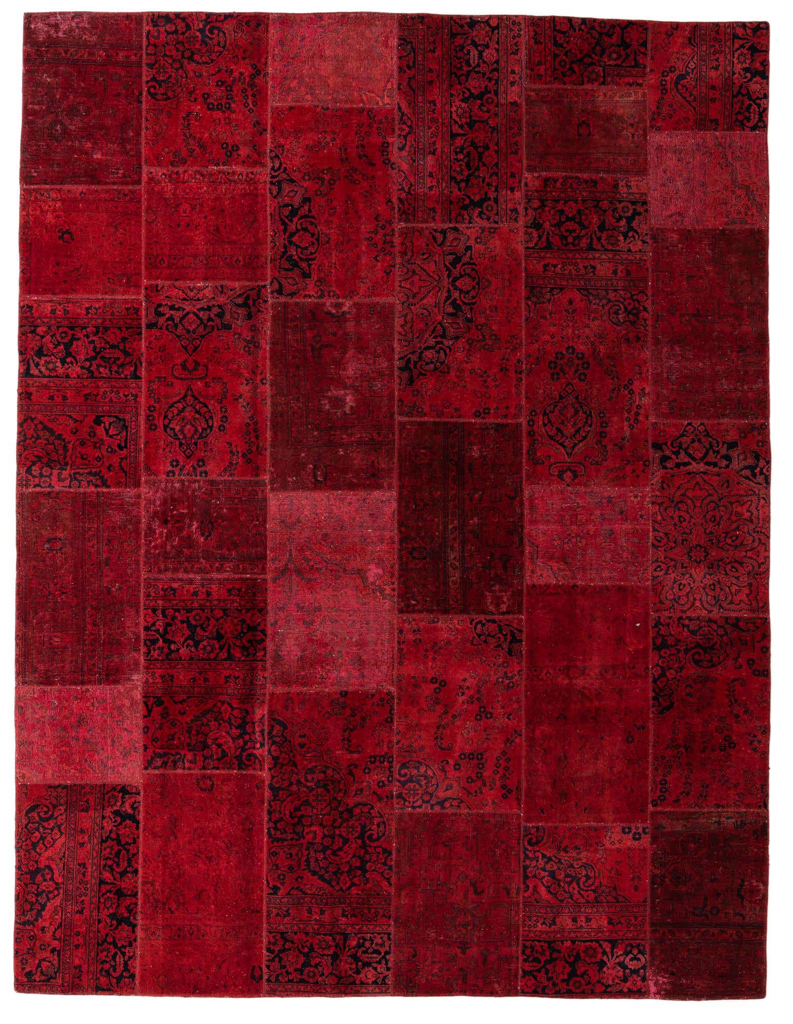 10' x 13' 1 Hand Knotted Ultra Vintage Persian Wool Rug