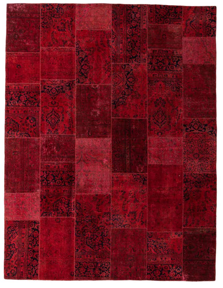 10' x 13' 1 Hand Knotted Ultra Vintage Persian Wool Rug