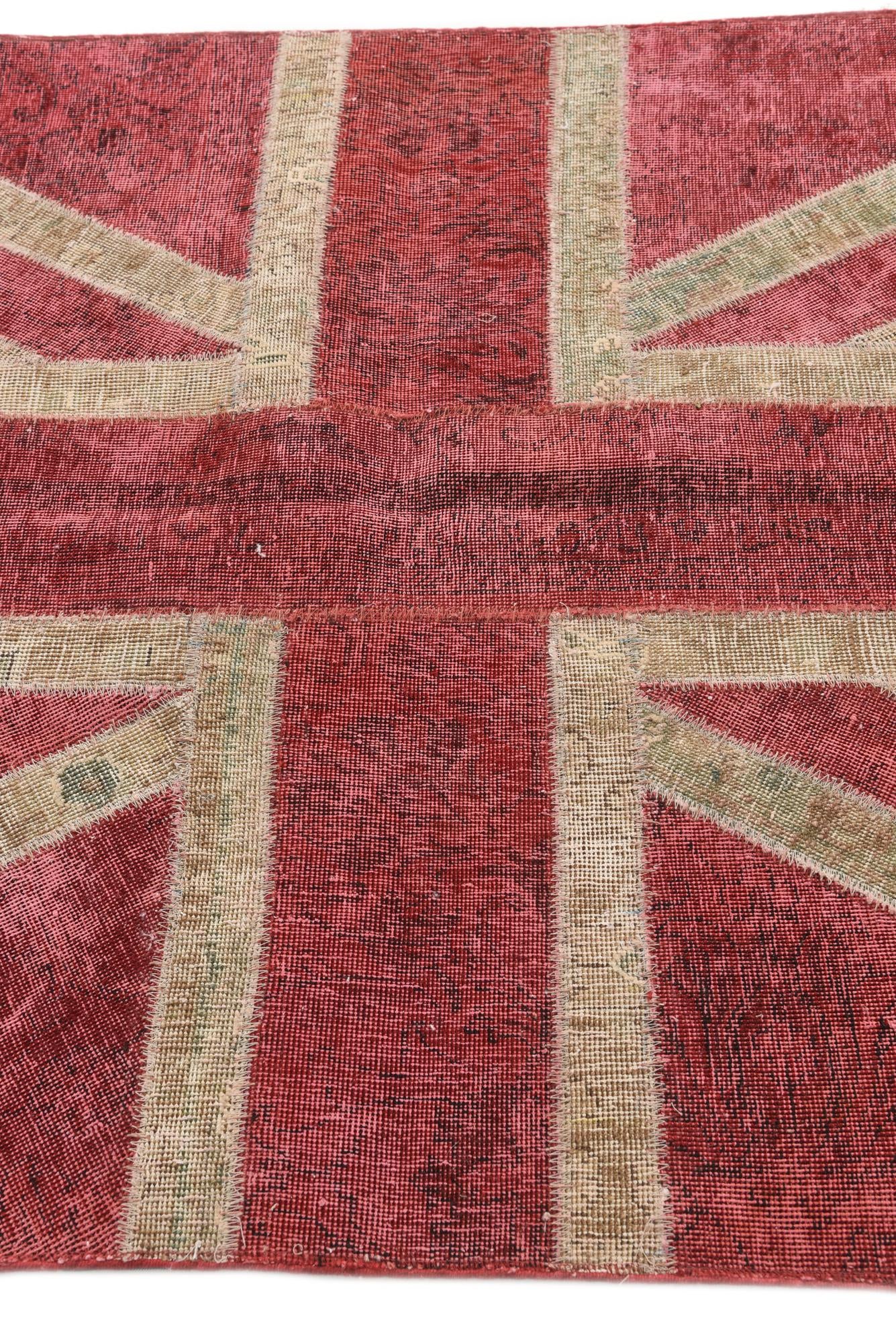 4' x 5' 10 Hand Knotted Ultra Vintage Persian Wool Rug
