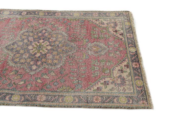 3' 2 x 5' 1 Hand Knotted Ultra Vintage Persian Wool Rug