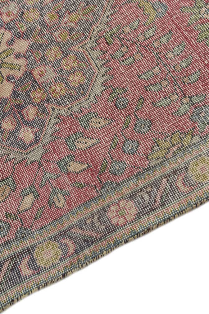 3' 2 x 5' 1 Hand Knotted Ultra Vintage Persian Wool Rug