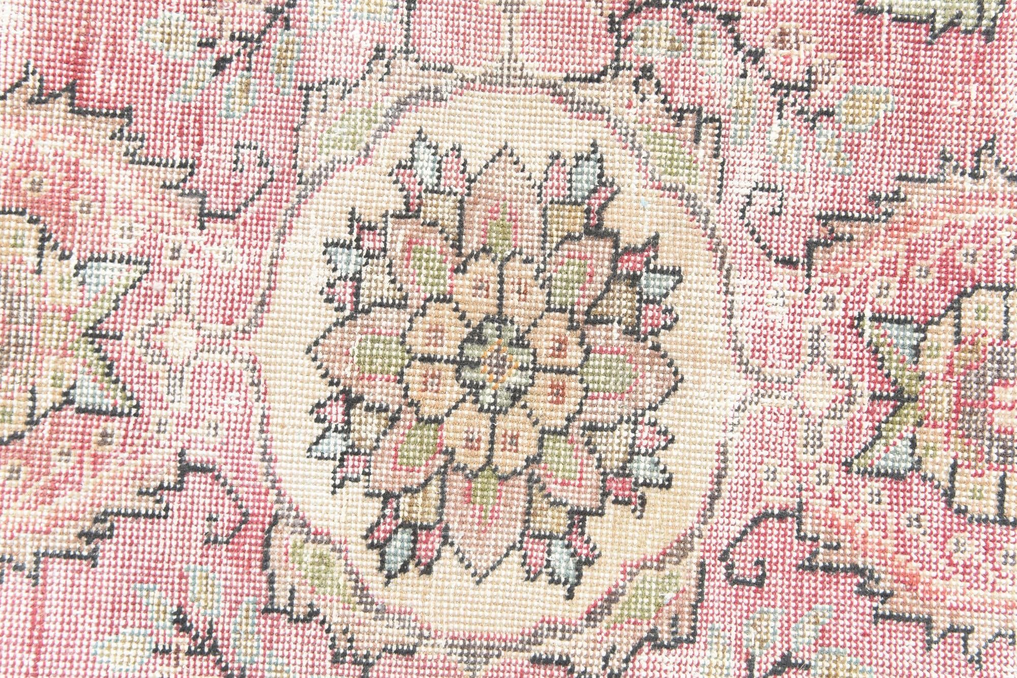 3' 2 x 4' 7 Hand Knotted Ultra Vintage Persian Wool Rug