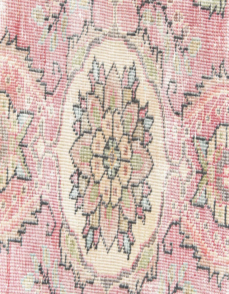 Detail image of 3' 2 x 4' 7  Hand Knotted Ultra Vintage Persian Wool Rug