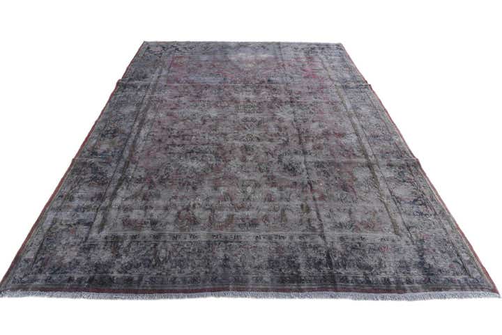 7' 10 x 10' 10 Hand Knotted Ultra Vintage Persian Wool Rug