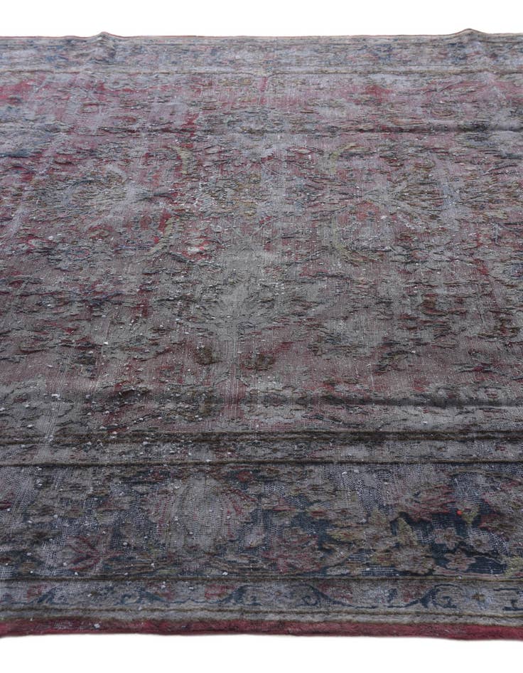 Detail image of 7' 10 x 10' 10  Hand Knotted Ultra Vintage Persian Wool Rug