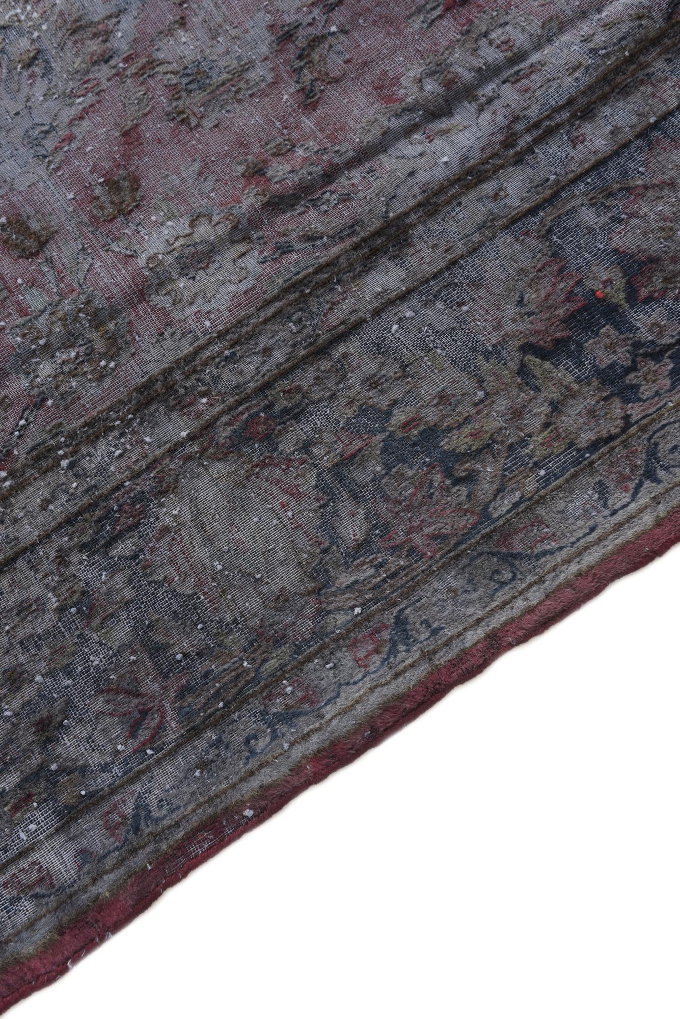 7' 10 x 10' 10 Hand Knotted Ultra Vintage Persian Wool Rug
