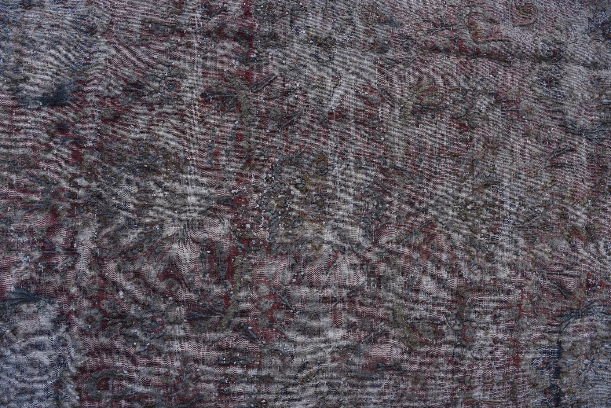 7' 10 x 10' 10 Hand Knotted Ultra Vintage Persian Wool Rug