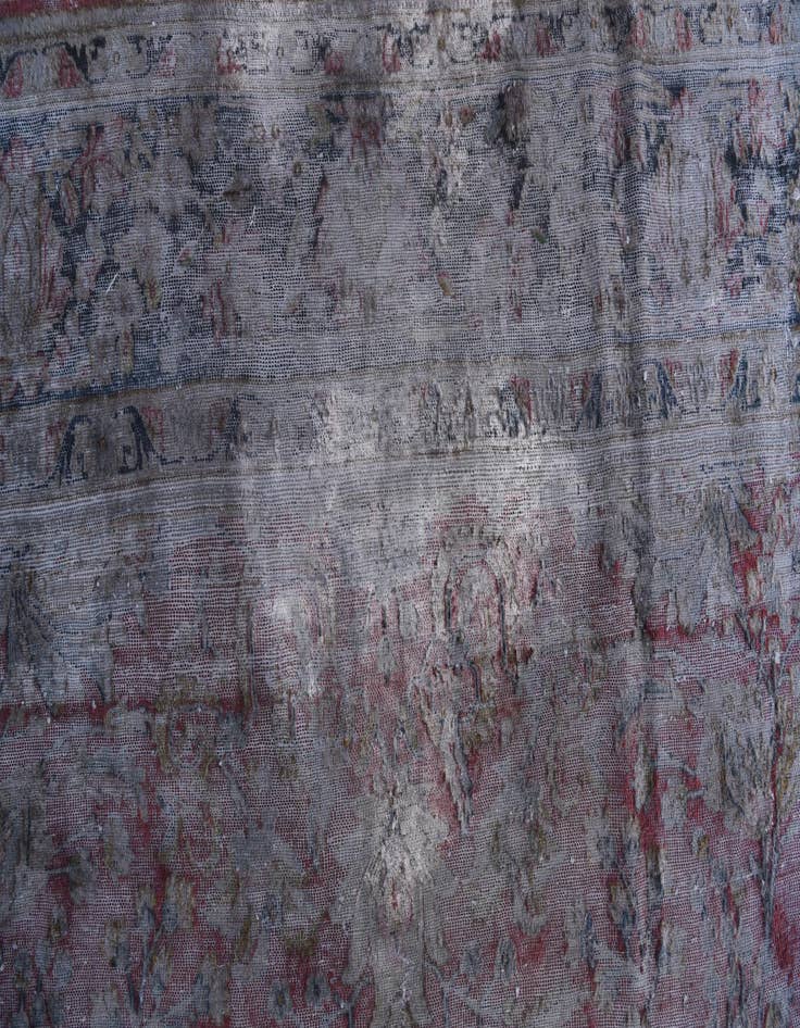 Detail image of 7' 10 x 10' 10  Hand Knotted Ultra Vintage Persian Wool Rug