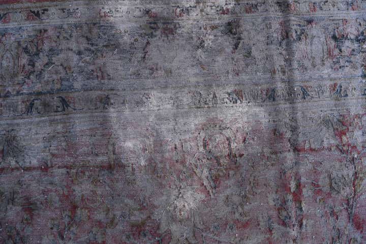 7' 10 x 10' 10 Hand Knotted Ultra Vintage Persian Wool Rug