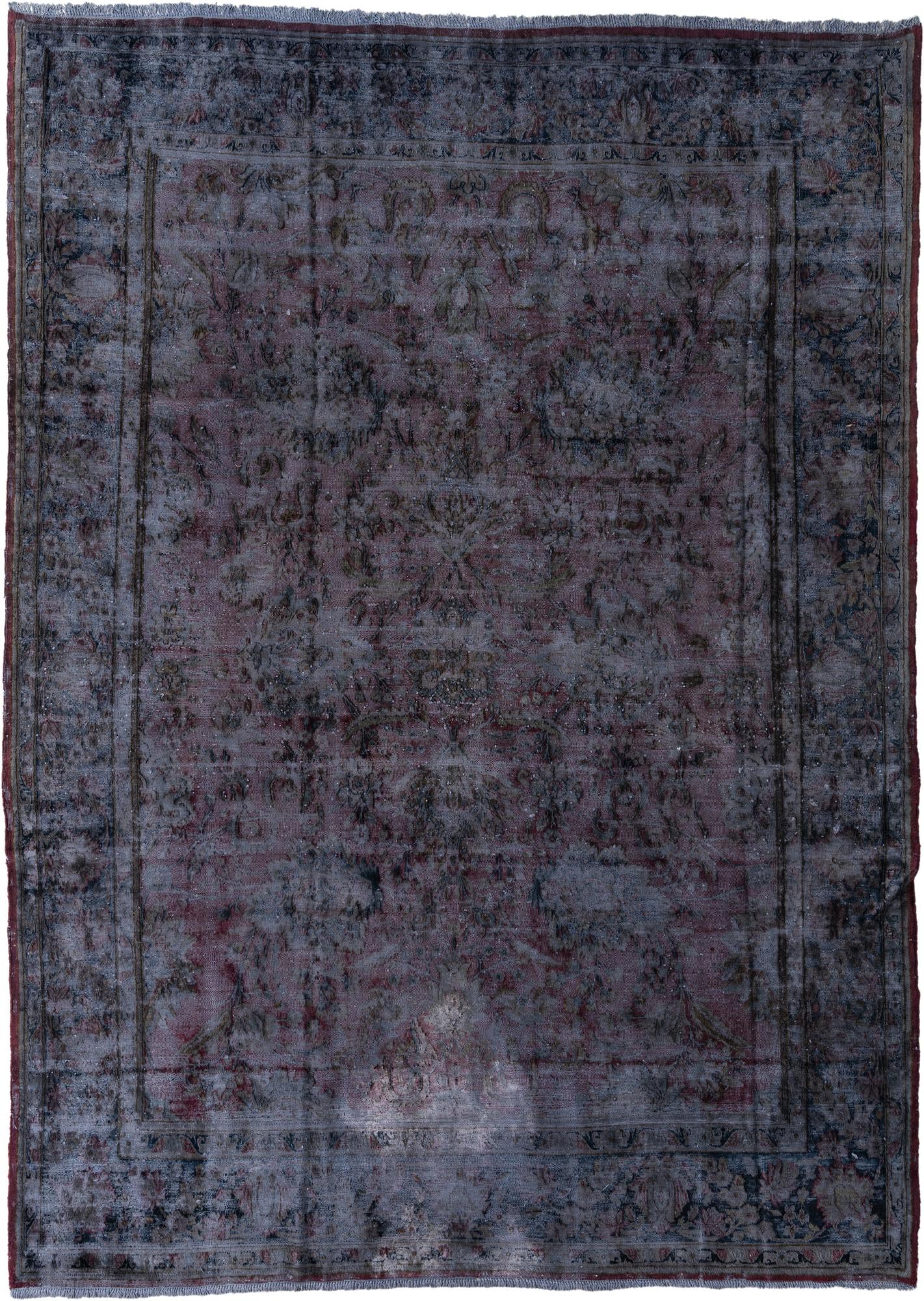 7' 10 x 10' 10 Hand Knotted Ultra Vintage Persian Wool Rug