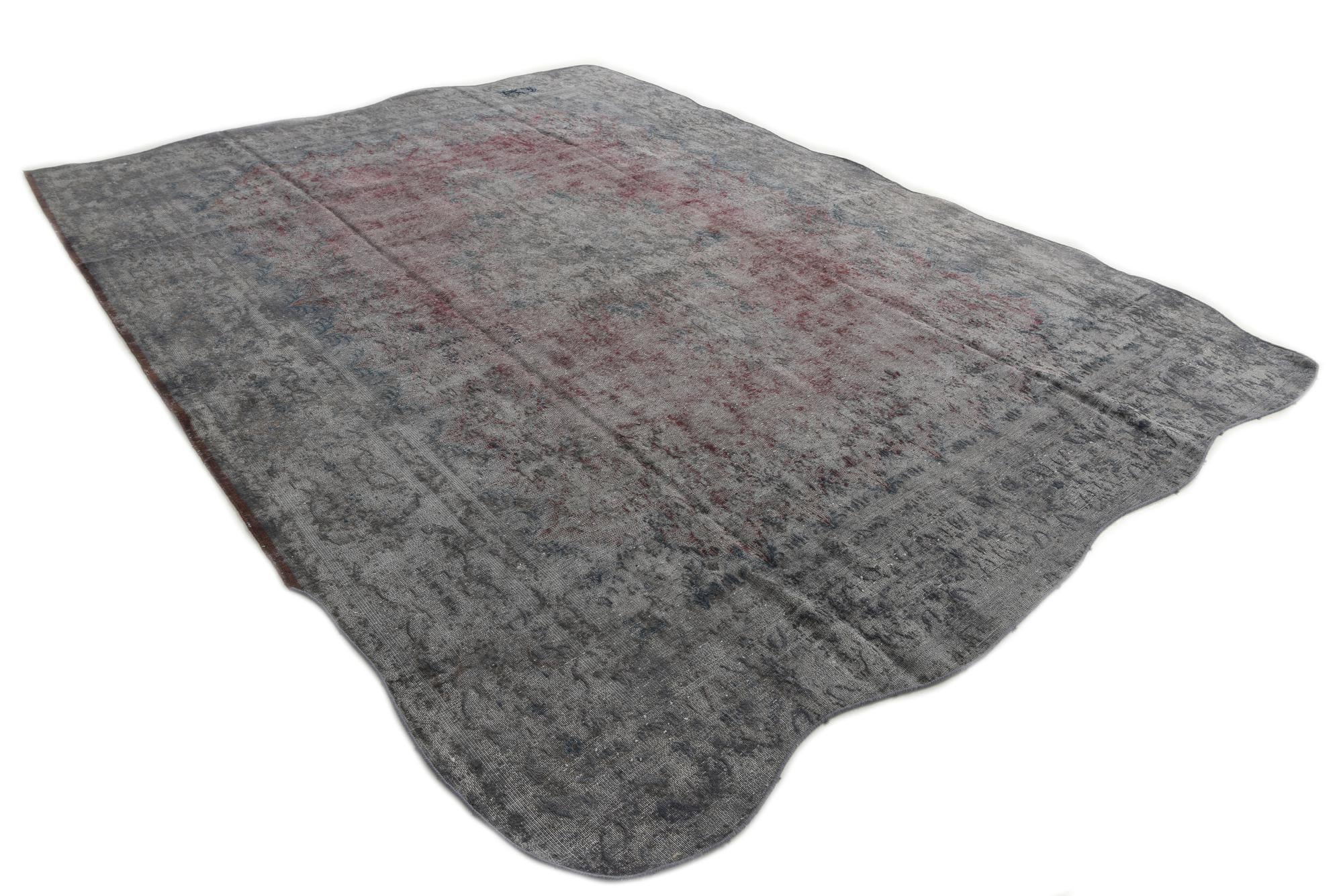 9' 5 x 12' 10 Hand Knotted Ultra Vintage Persian Wool Rug