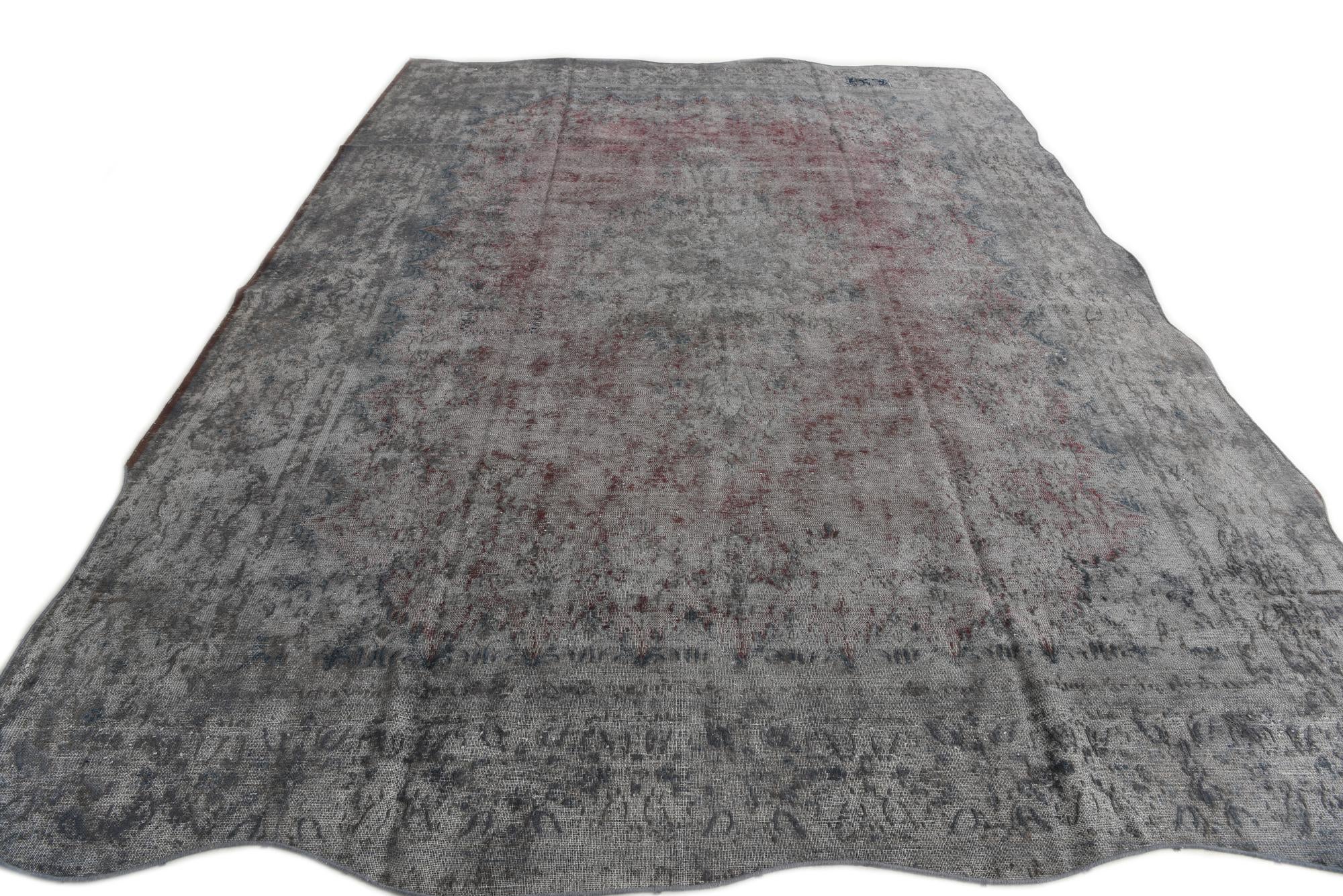 9' 5 x 12' 10 Hand Knotted Ultra Vintage Persian Wool Rug