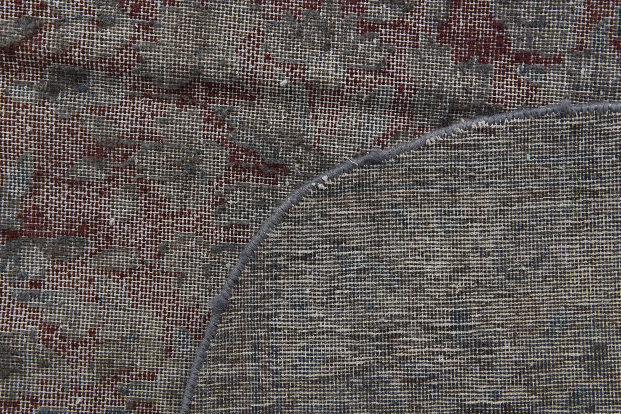 9' 5 x 12' 10 Hand Knotted Ultra Vintage Persian Wool Rug
