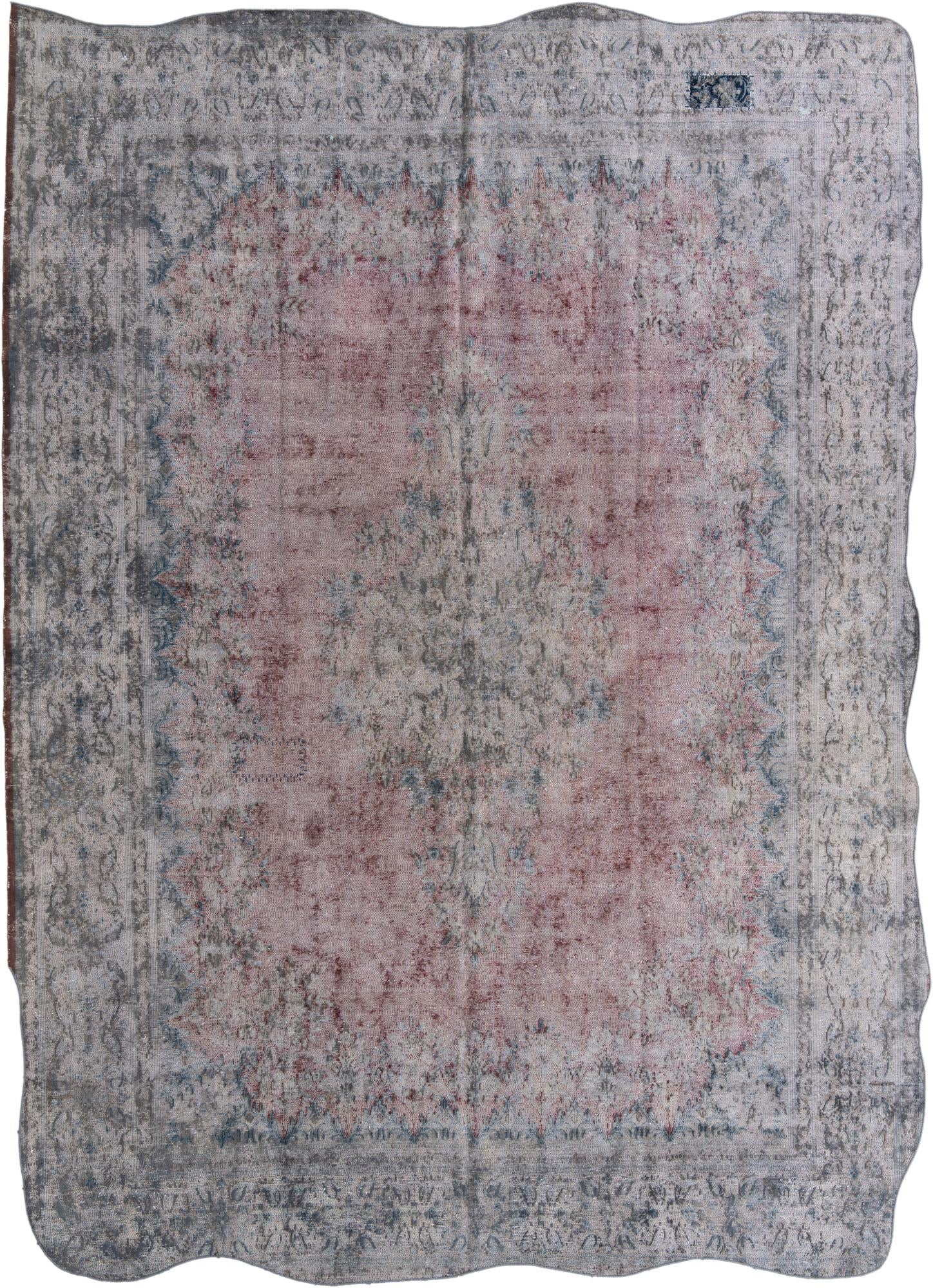 9' 5 x 12' 10 Hand Knotted Ultra Vintage Persian Wool Rug