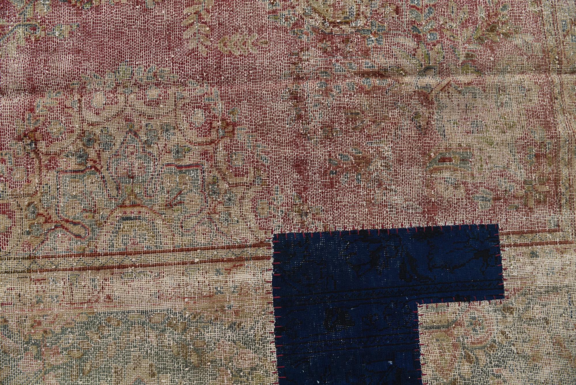 9' 4 x 12' 6 Hand Knotted Ultra Vintage Persian Wool Rug