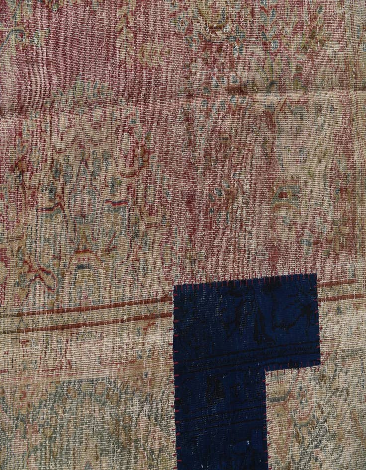 Detail image of 9' 4 x 12' 6  Hand Knotted Ultra Vintage Persian Wool Rug