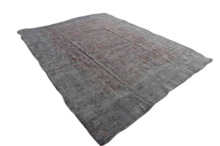 Detail image of 9' 6 x 12' 3 Hand Knotted Ultra Vintage Persian Wool Rug