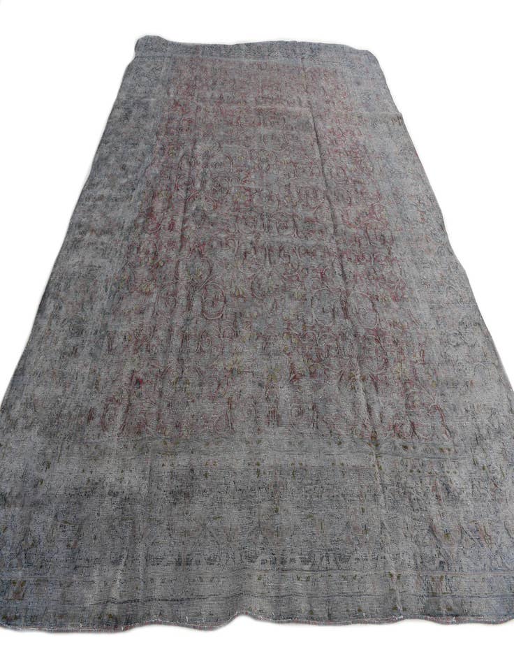 Detail image of 9' 6 x 12' 3  Hand Knotted Ultra Vintage Persian Wool Rug