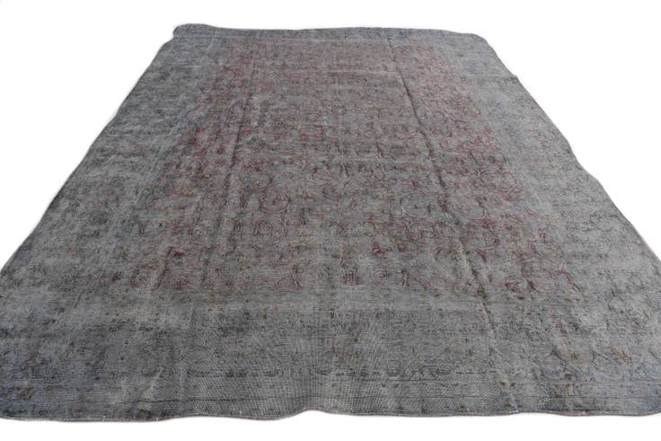 Detail image of 9' 6 x 12' 3 Hand Knotted Ultra Vintage Persian Wool Rug