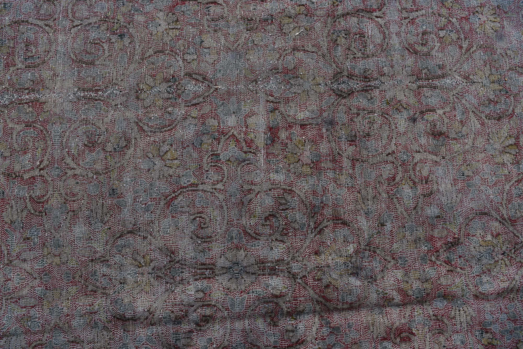 9' 6 x 12' 3 Hand Knotted Ultra Vintage Persian Wool Rug
