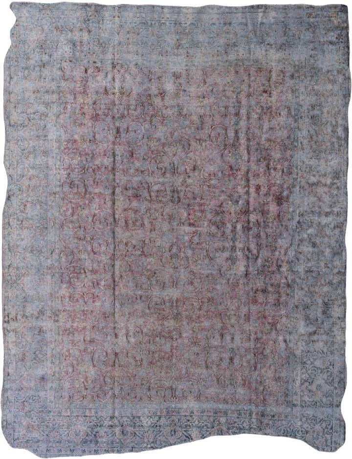 9' 6 x 12' 3 Hand Knotted Ultra Vintage Persian Wool Rug