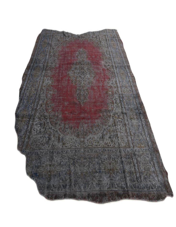 Detail image of 9' 3 x 11' 3  Hand Knotted Ultra Vintage Persian Wool Rug