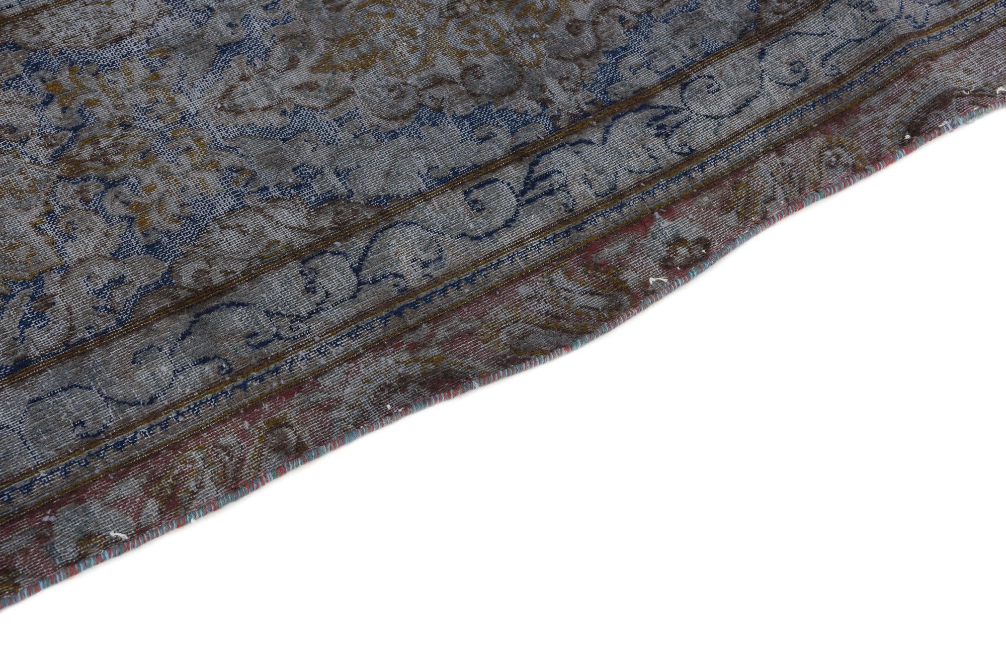 9' 3 x 11' 3 Hand Knotted Ultra Vintage Persian Wool Rug