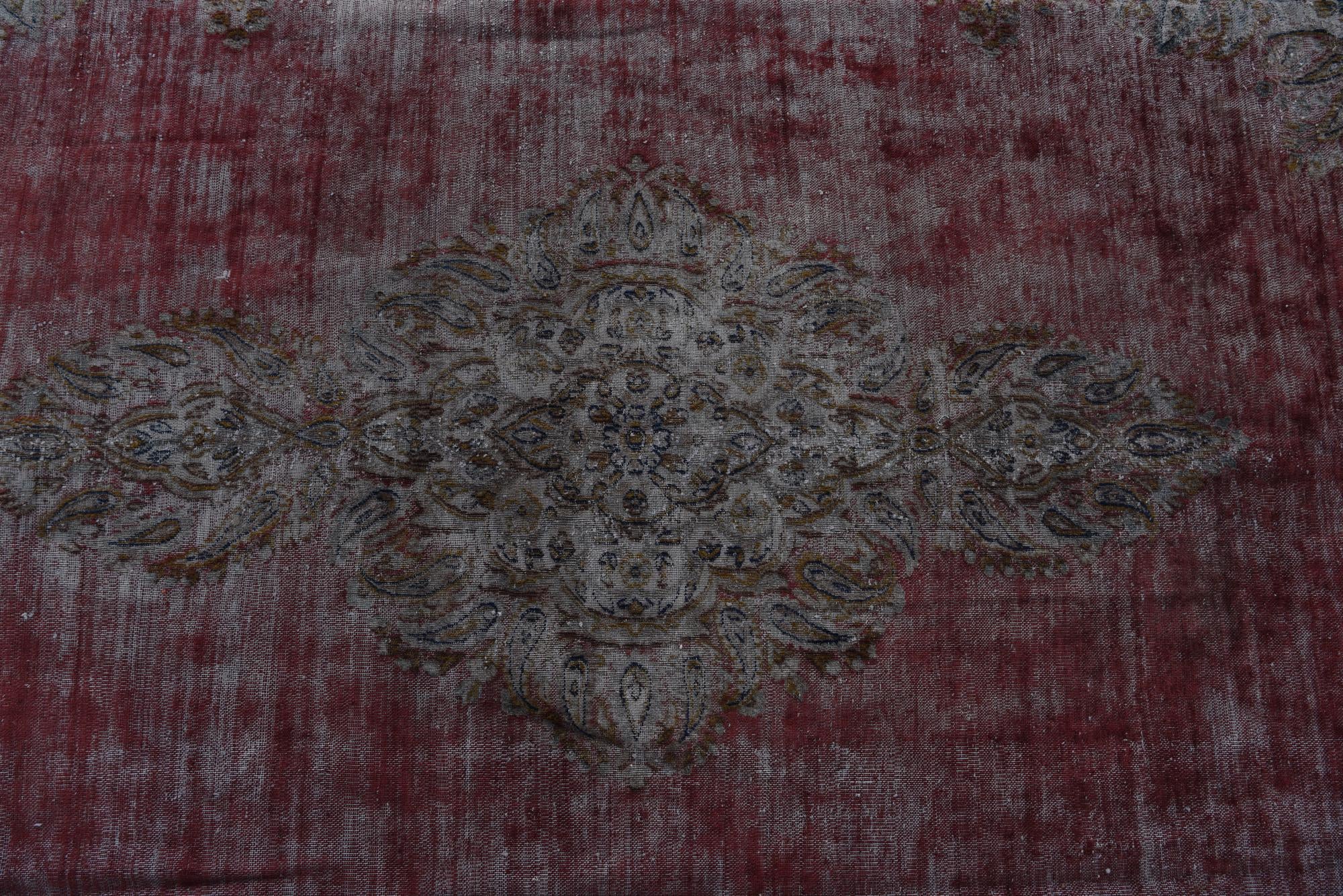 9' 3 x 11' 3 Hand Knotted Ultra Vintage Persian Wool Rug