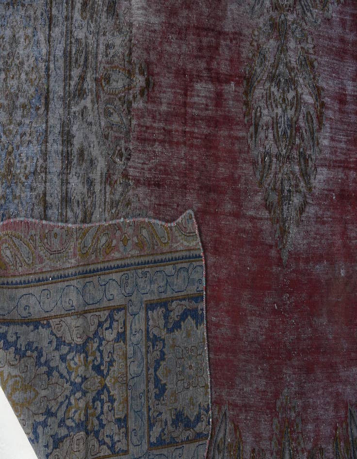 Detail image of 9' 3 x 11' 3  Hand Knotted Ultra Vintage Persian Wool Rug