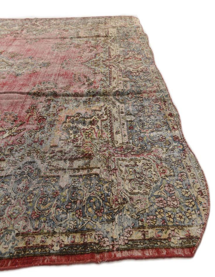 Detail image of 9' 9 x 12' 8  Hand Knotted Ultra Vintage Persian Wool Rug