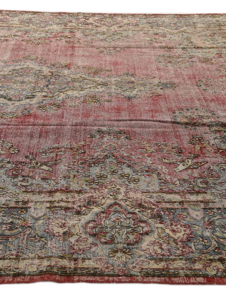 Detail image of 9' 9 x 12' 8  Hand Knotted Ultra Vintage Persian Wool Rug
