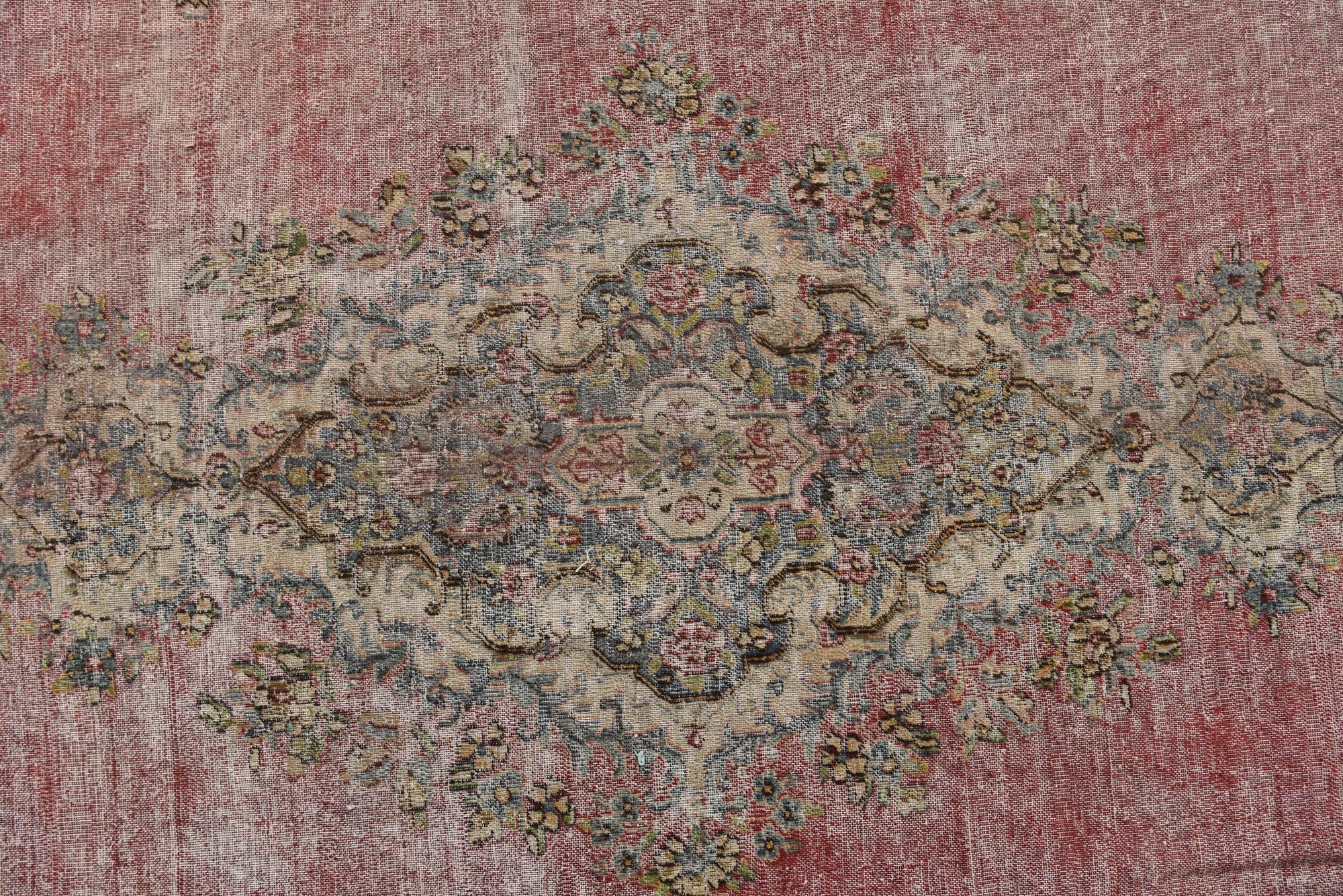 9' 9 x 12' 8 Hand Knotted Ultra Vintage Persian Wool Rug