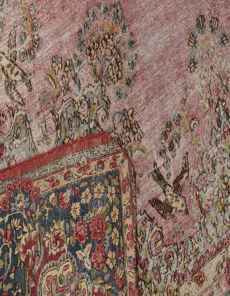 Detail image of 9' 9 x 12' 8  Hand Knotted Ultra Vintage Persian Wool Rug